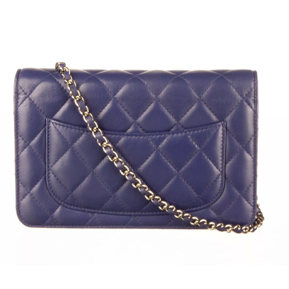 sold* CHANEL Quilted Lambskin Wallet On Chain Bag - Picture 3 of 8